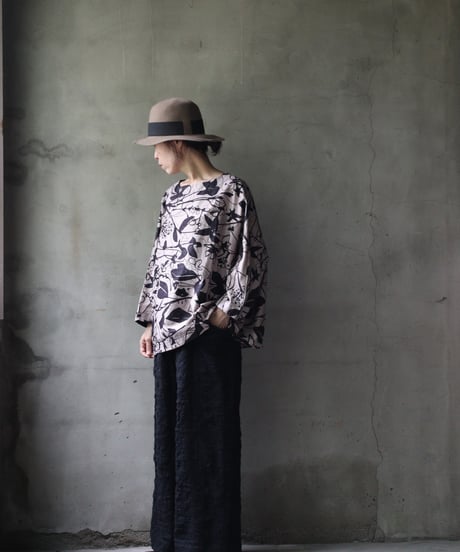 cavane キャヴァネ / Tunic long-sleeve Cotton100シャツ / ca-26144