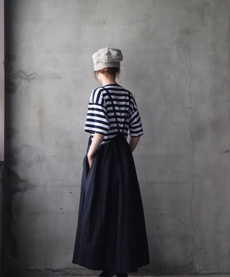 cavane キャヴァネ / Jumper skirt Cotton/Linen100スカート/ ca-26128