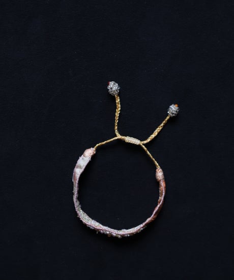 Antonia Rossi (Antomoon)/ Artisan Embroidered bracelets in vintage silkブレスレット / An-26035