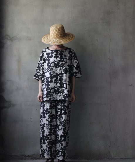 cavane キャヴァネ / Wide Cotton/Linen100 Trousersパンツ/ ca-26115