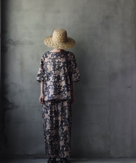 cavane キャヴァネ / Tunic half-sleeve Cotton/Linen100シャツ / ca-26111