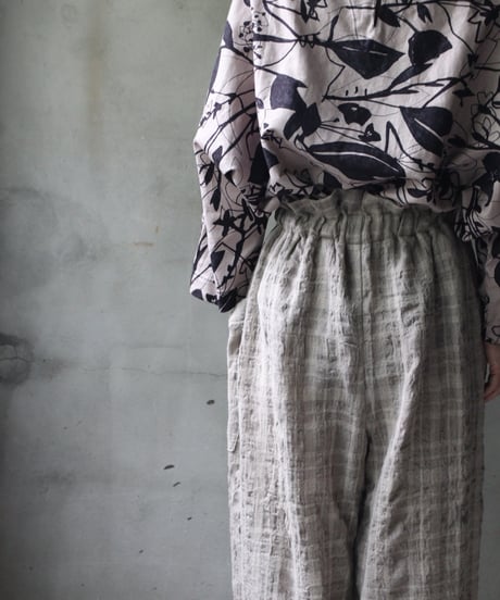 cavane キャヴァネ / Side-Pocket wide pants cotton/wool100パンツ / ca-26143