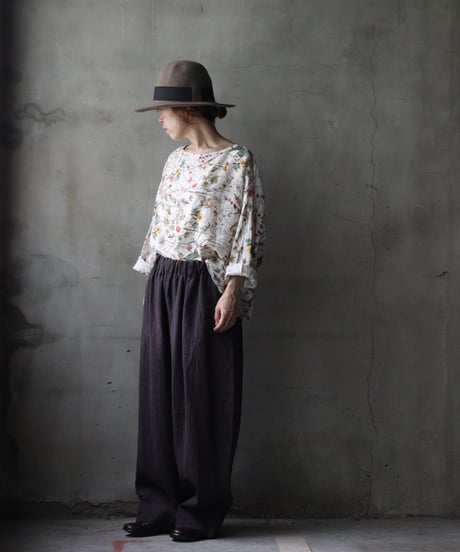 cavane キャヴァネ / Tunic long-sleeve linen100シャツ / ca-26139