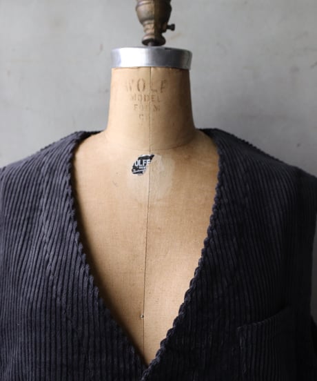 KLASICA クラシカ / Deconstructed 5 Buttoned Vest "MALAKOFF Ⅱ " ベスト / kl-26030