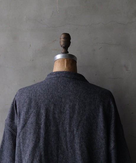 klauseクロイゼ / Organic Cotton Tweed Gown Short / kla-26061