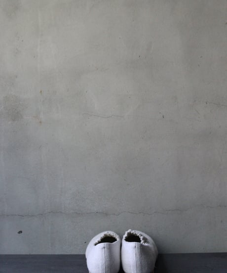 TATAROU with cavane limited shoes / Shirred slip-on Vintage fabric靴 / Tat-26003