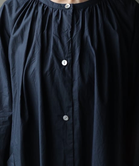 cavane キャヴァネ / Organic cotton Gathered-Dressワンピース / ca-26700