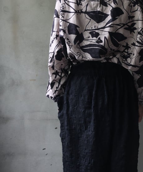 cavane キャヴァネ / Side-Pocket wide pants cotton/wool100パンツ / ca-26142