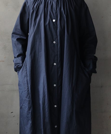 cavane キャヴァネ / Organic cotton Gathered-Dressワンピース / ca-26700