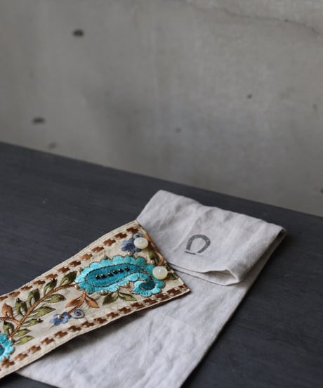 cavane キャヴァネ / Vintage Fabric Braceletブレスレット / ca-26153