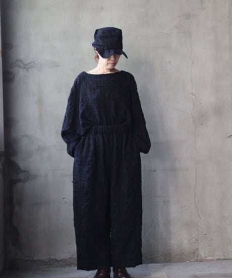 cavane キャヴァネ / Wide TrousersⅡ Shadow Checkパンツ/ ca-26147