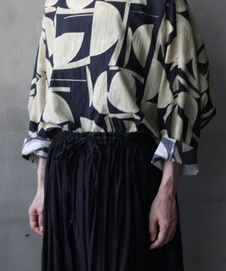 cavane キャヴァネ / Tunic long-sleeve Cotton100シャツ / ca-26119