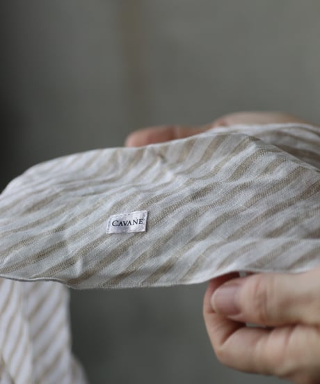 cavane キャヴァネ / Scarf limited linen100スカーフ / ca-26107