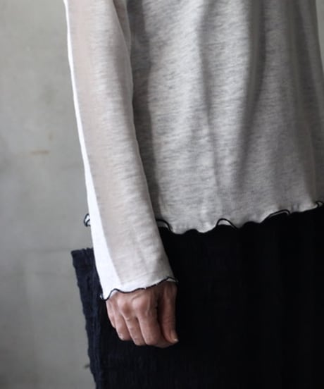 cavane キャヴァネ / Crew-Neck Merrow finish / ca-26149