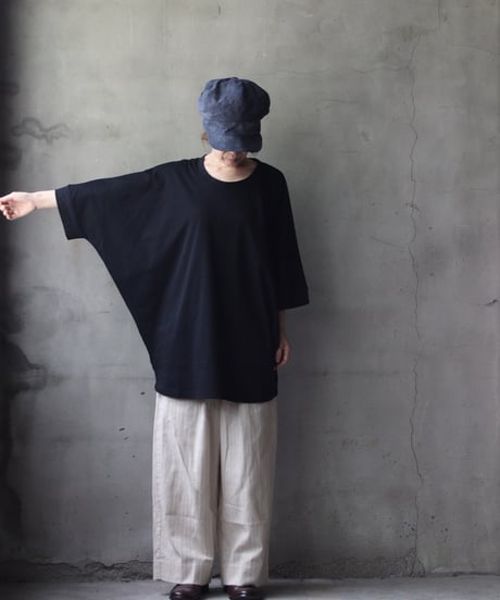 cavane キャヴァネ / Round-Neck dolman cotton100Tシャツ / ca-26116