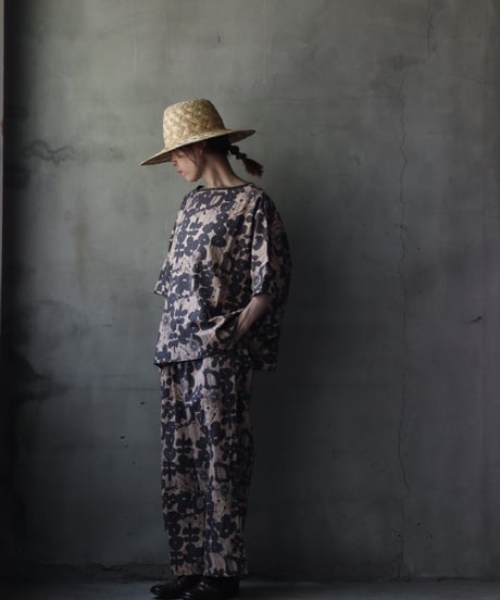 cavane キャヴァネ / Wide Cotton/Linen100 Trousersパンツ/ ca-26114