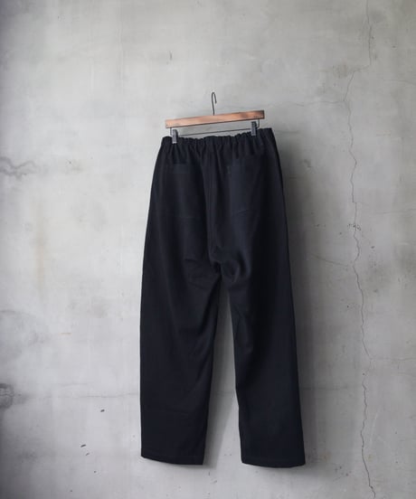 klauseクロイゼ / カツラギCotton & Linen Loose Fitting Tapered Trousers"Wide"no2/ kla-26070