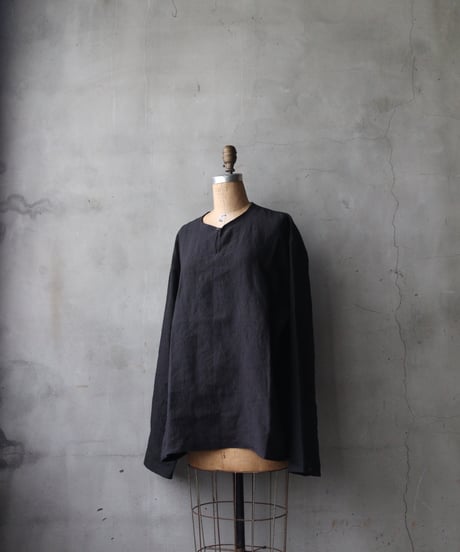 klauseクロイゼ / 天日干しリネンLinen C.S.P.O Shirt / kla-26050
