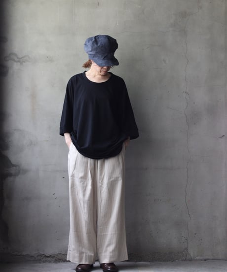 cavane キャヴァネ / Round-Neck dolman cotton100Tシャツ / ca-26116