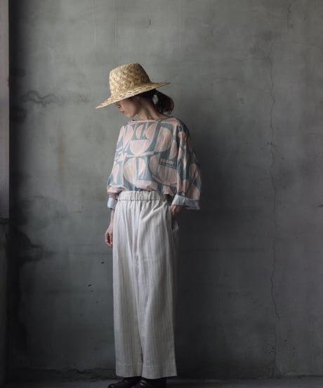 cavane キャヴァネ / Tunic long-sleeve Cotton100シャツ / ca-26118