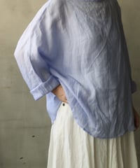 cavane キャヴァネ / Tunic long-sleeve Linen100シャツ / ca-26101