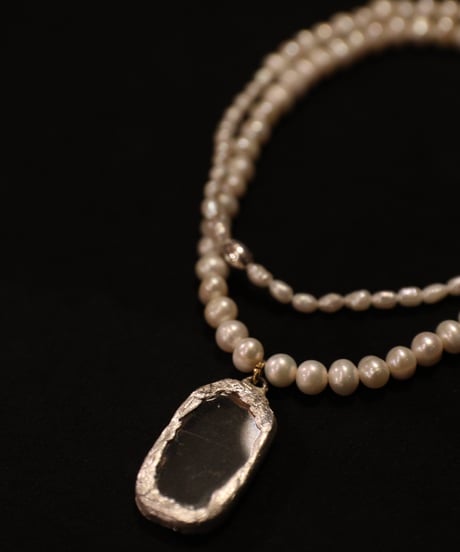 Atelier Inscrire アトリエ インスクリール / DAUCUS NECKLACE ANTIQUE PEARLSネックレス / At-26021