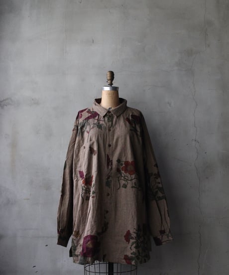 ALEKSANDR MANAMISアレクサンダーマナミ/ AUTOMNE ROUGE ROOMY SHIRTシャツ/ am-26028