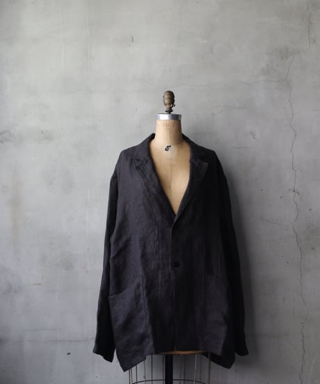 klauseクロイゼ / French Linen Glen Check Tailored Jacketジャケット/ kla-26045