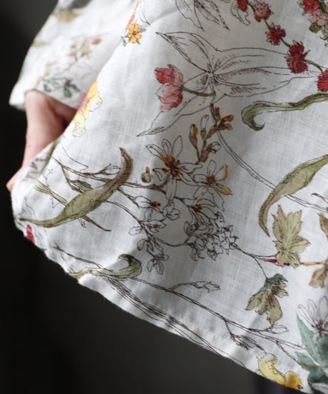 cavane キャヴァネ / Tunic long-sleeve linen100シャツ / ca-26139