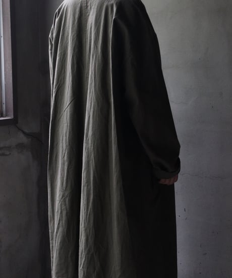 cavane キャヴァネ / Round-Coat硫化染めコート / ca-26018A