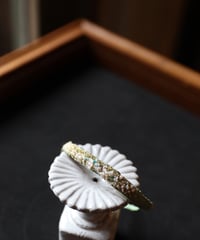 Antonia Rossi (Antomoon)/ Artisan Embroidered bracelets in vintage silkブレスレット / An-26033