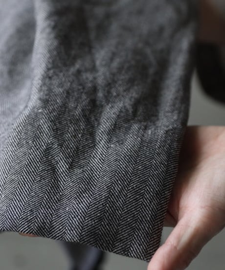cavane キャヴァネ / One-Handle bag linen/wool100バッグ/ ca-26159