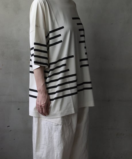 Dulcamaraドゥルカマラ / グリッチボーダーT UNISEX / dl-26014(D226-T1279)