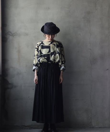 cavane キャヴァネ / Tunic long-sleeve Cotton100シャツ / ca-26119