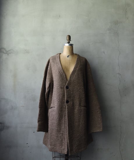 KLASICA クラシカ / 2 Buttoned semi Long Cardigan "ILLVER"  / kl-26033