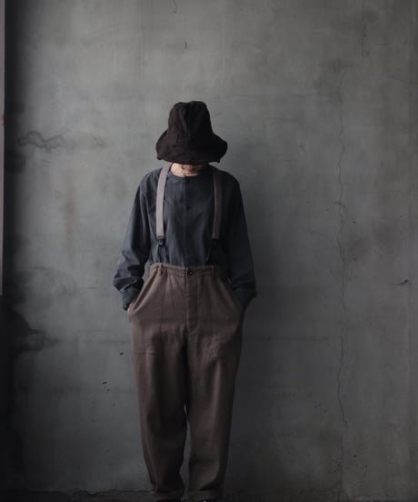 cavane キャヴァネ / Over pants with suspendersパンツ / ca-24213A