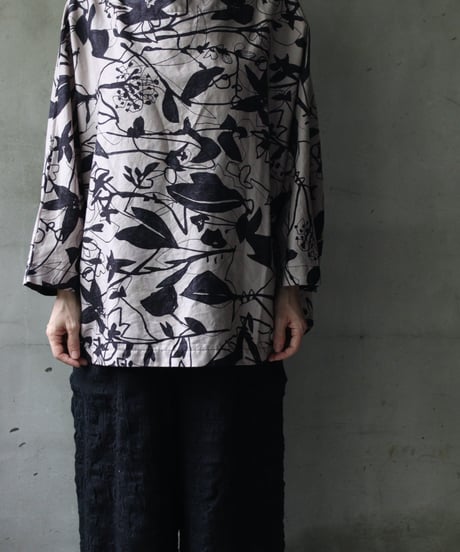 cavane キャヴァネ / Tunic long-sleeve Cotton100シャツ / ca-26144