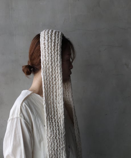 Cavalier Meiko Takahashi / Natural fabric scarf / Thick / Me-26005