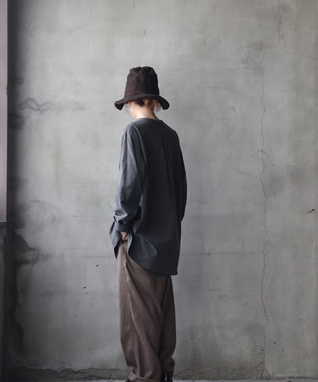 cavane キャヴァネ / Collarless Shirt シャツ / ca-23144A