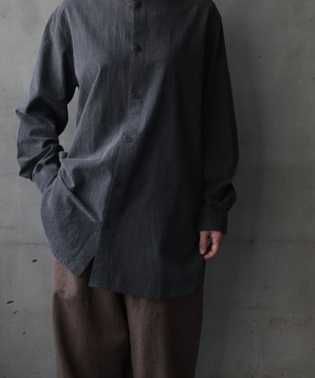 cavane キャヴァネ / Collarless Shirt シャツ / ca-23144A