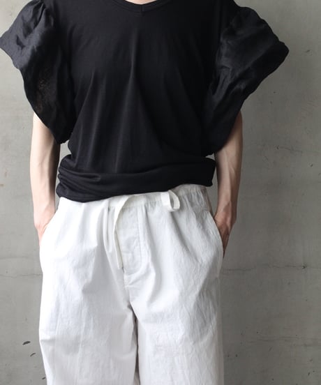 cavane キャヴァネ / Ruffled sleevesTシャツ / ca-26125