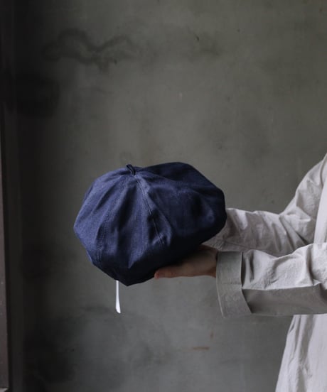 Au Vrai Chicオーブライシック/ BERET DENIM COTTON帽子 / Au-26001