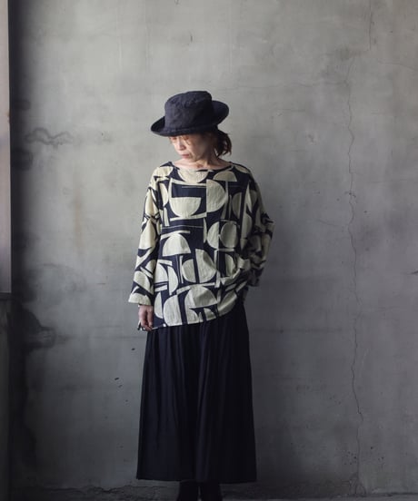 cavane キャヴァネ / Tunic long-sleeve Cotton100シャツ / ca-26119