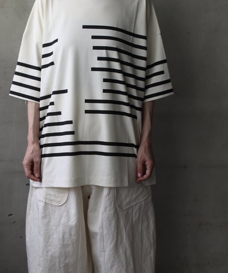 Dulcamaraドゥルカマラ / グリッチボーダーT UNISEX / dl-26014(D226-T1279)