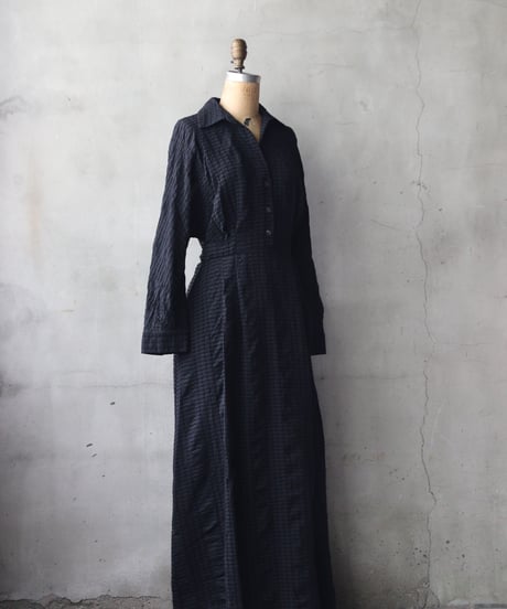 daubドーブ / LONG PLEATED DRESS W/POCKETS ワンピース / da-26012(AB161/T517)