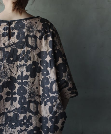 cavane キャヴァネ / Tunic half-sleeve Cotton/Linen100シャツ / ca-26111