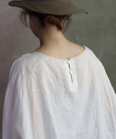 cavane キャヴァネ / Tunic long-sleeve Linen100シャツ / ca-26130