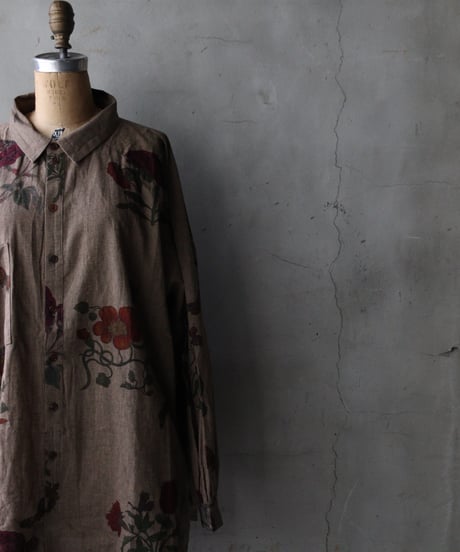 ALEKSANDR MANAMISアレクサンダーマナミ/ AUTOMNE ROUGE ROOMY SHIRTシャツ/ am-26028
