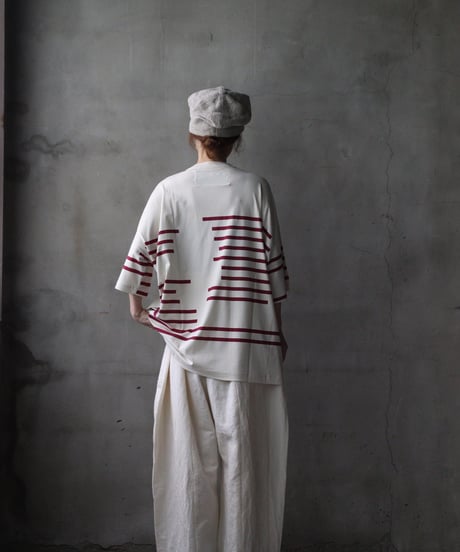 Dulcamaraドゥルカマラ / グリッチボーダーT UNISEX / dl-26015(D226-T1279)