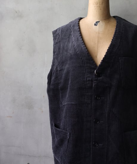 KLASICA クラシカ / Deconstructed 5 Buttoned Vest "MALAKOFF Ⅱ " ベスト / kl-26030